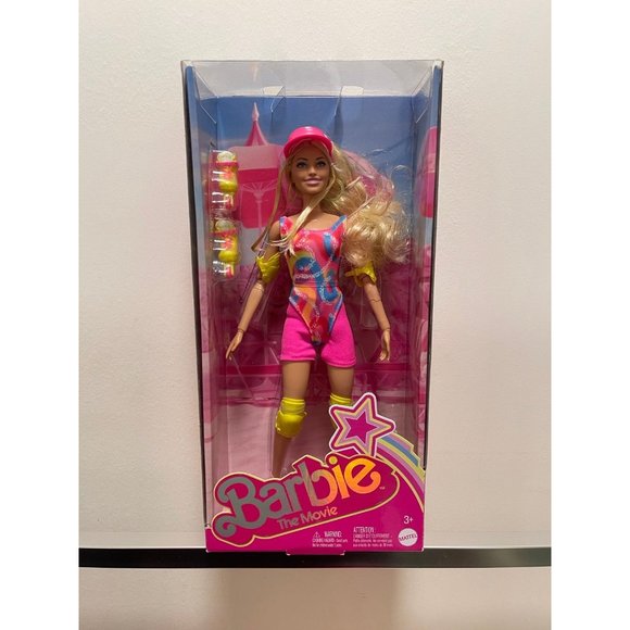 Barbie The Movie Margot Robbie In-line Skate Barbie NEW - Picture 2 of 4